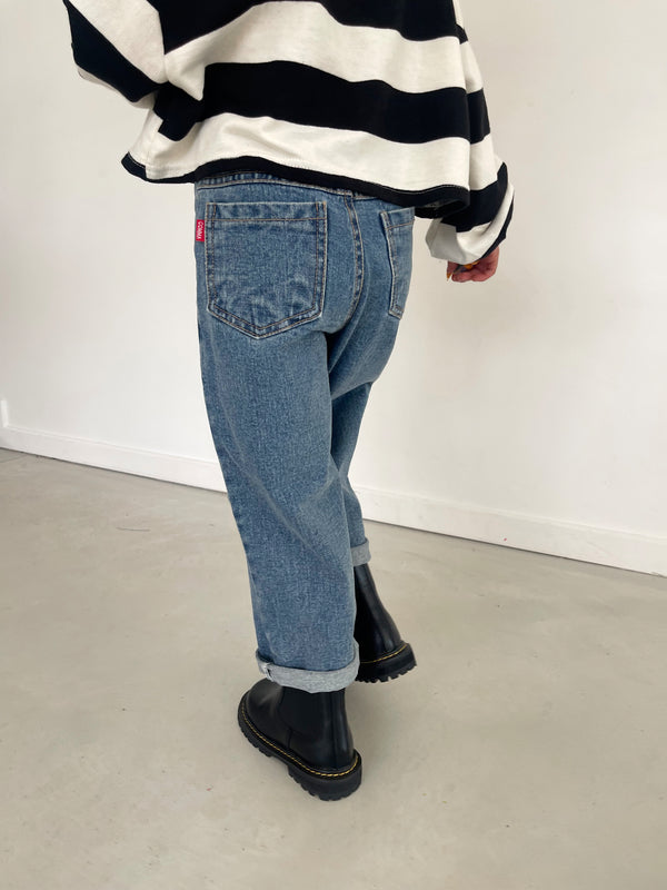 Jeans wrinkle