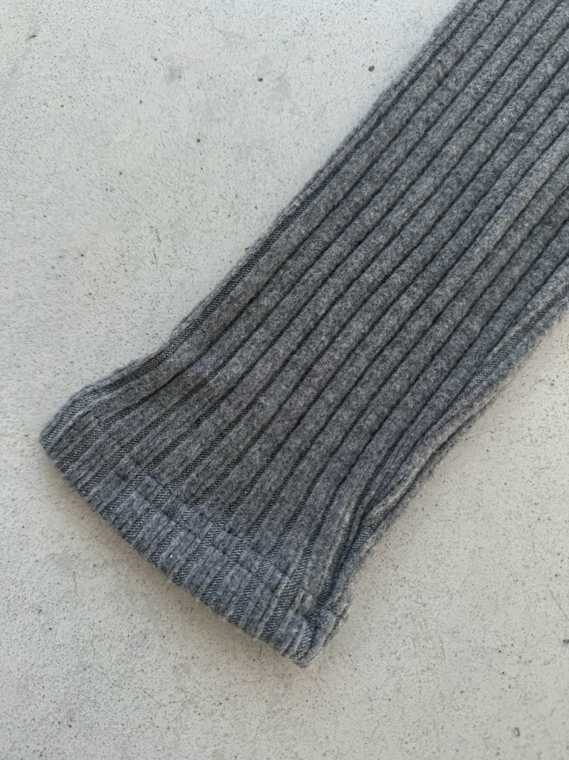 Legging Ribbed charcoal