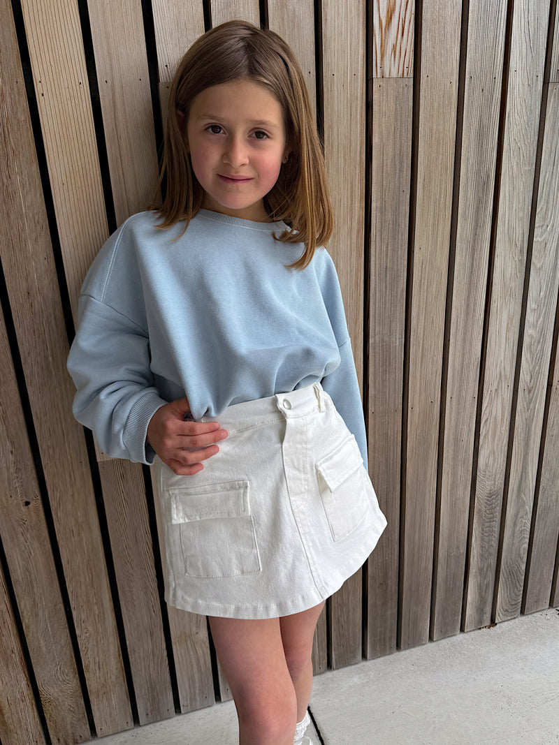 Jupe/short pocket blanc