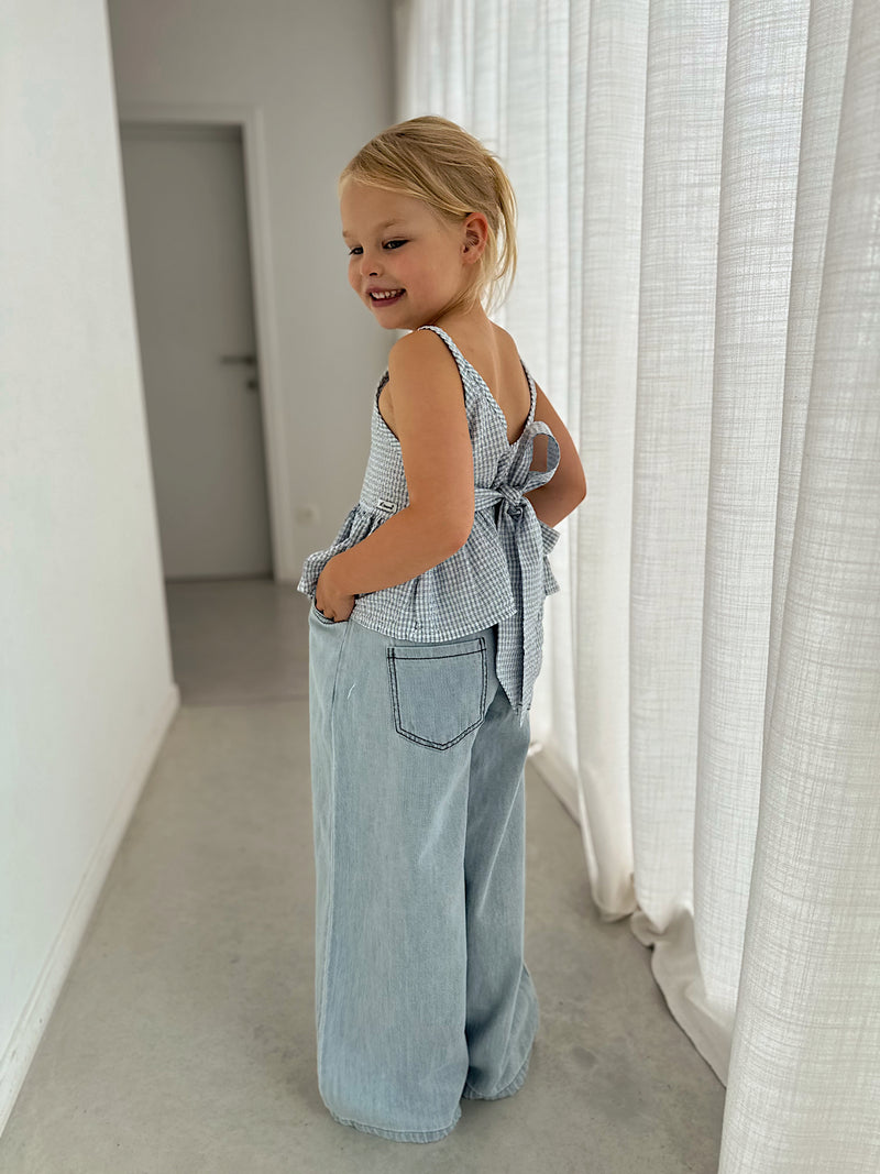 Jeans linen wide