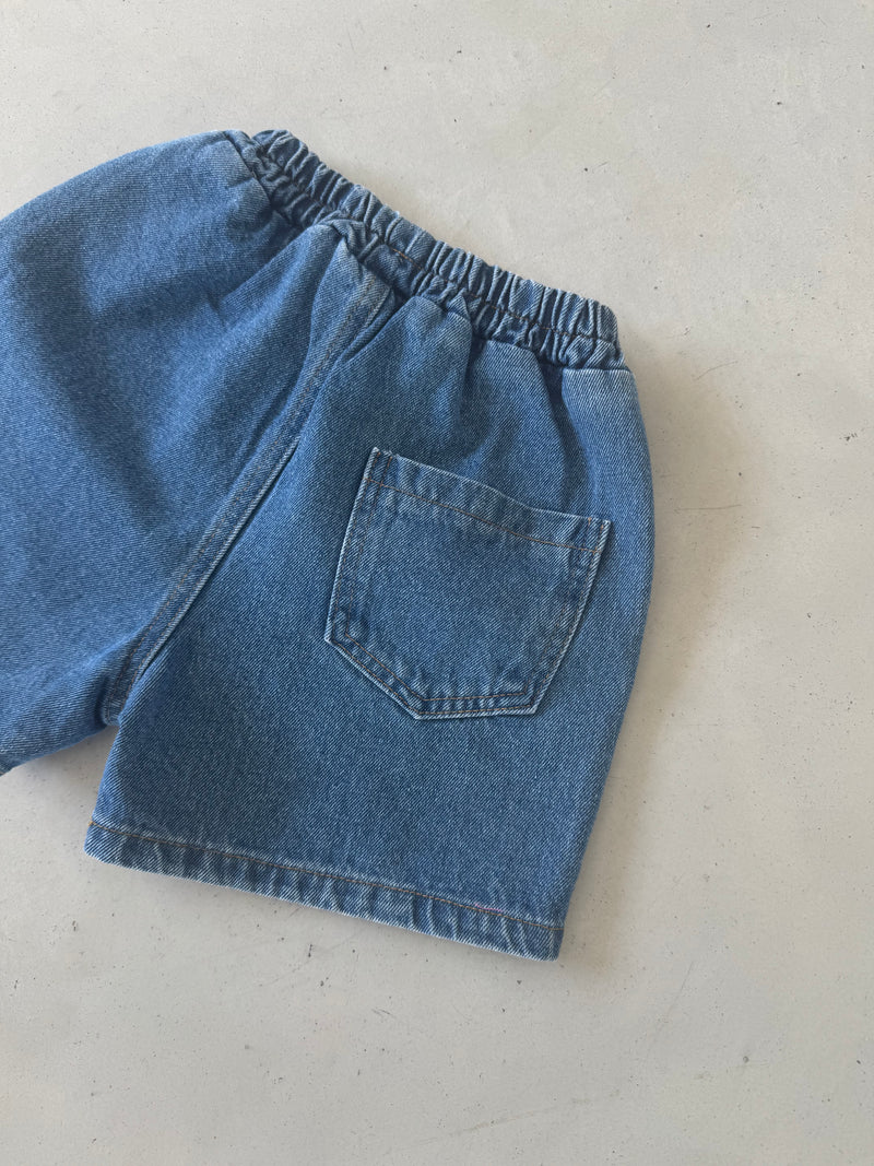 Short blue Denim