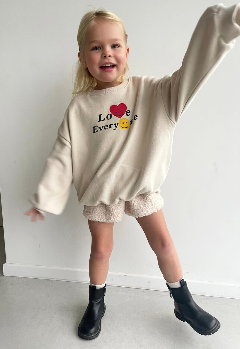 Sweat Heart Smiley beige
