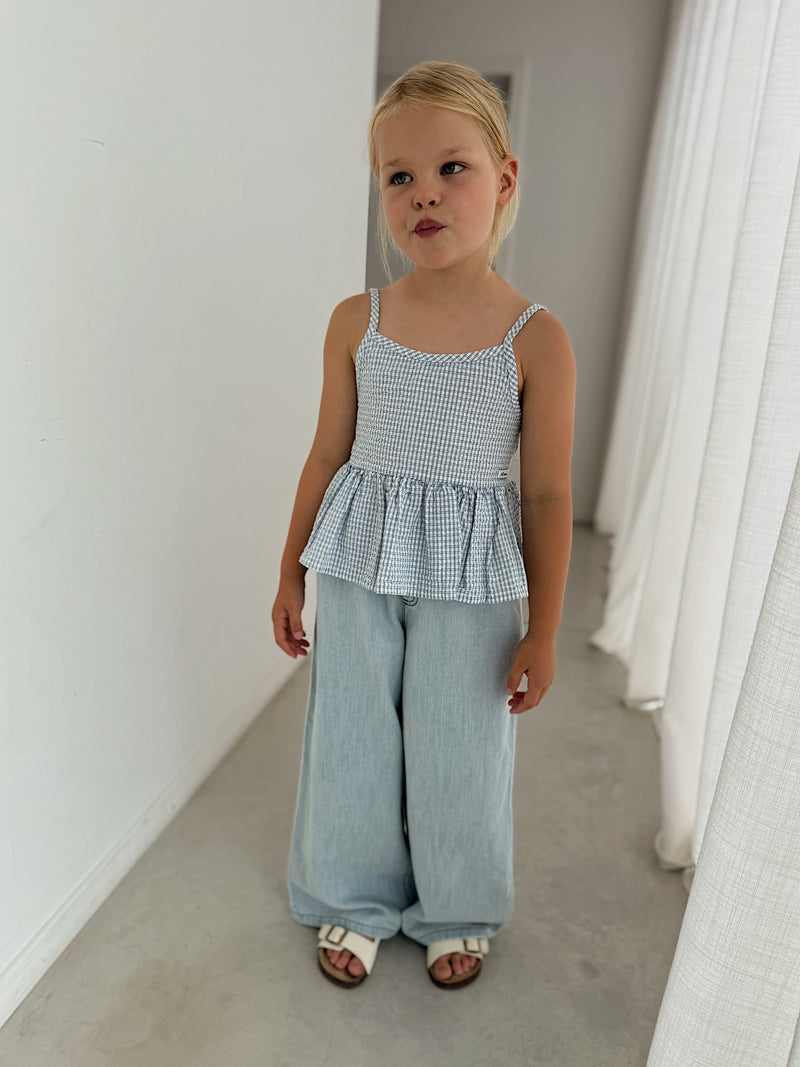 Jeans linen wide