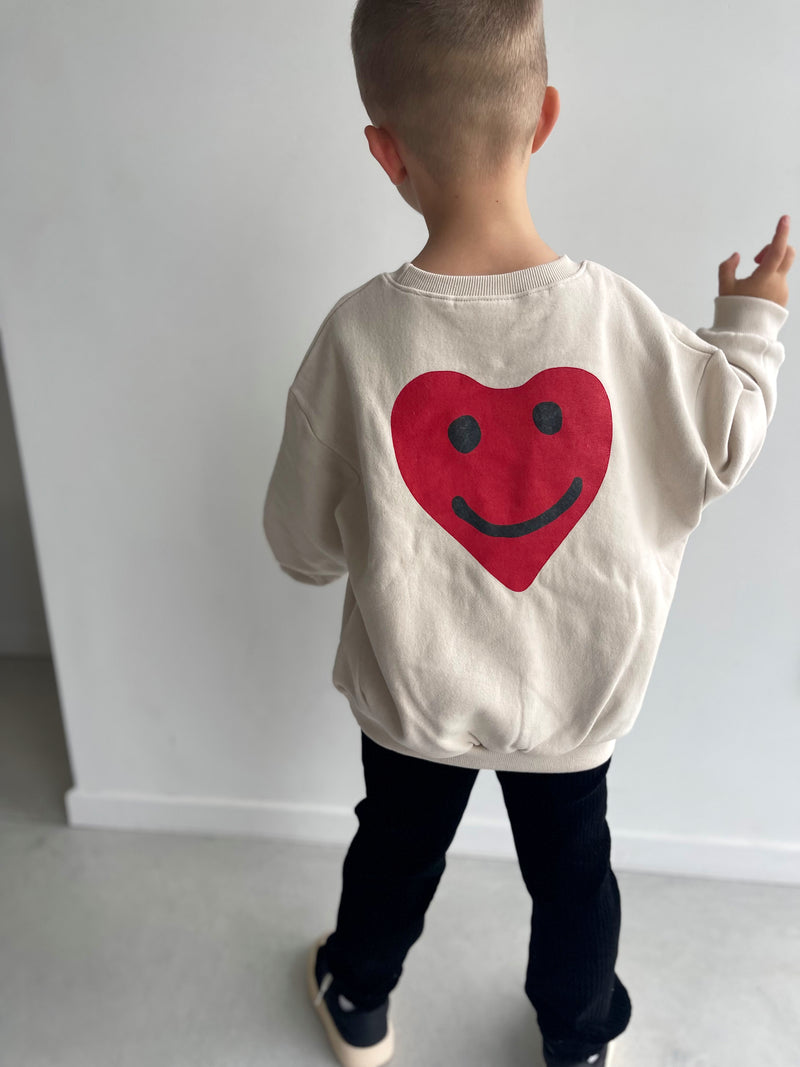 Sweat Heart Smiley beige