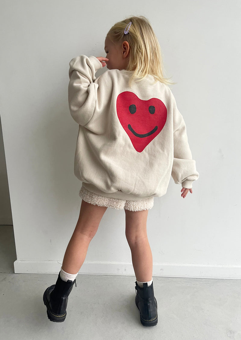 Sweat Heart Smiley beige