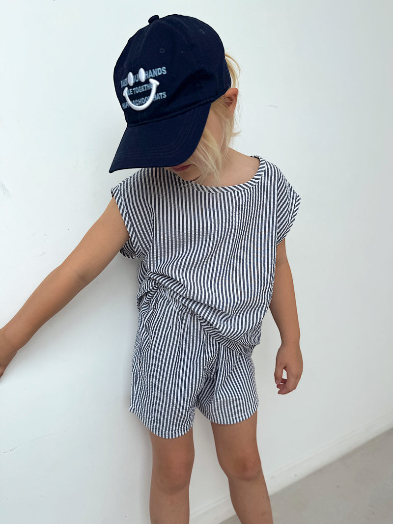 Navy Soy Stripe Set