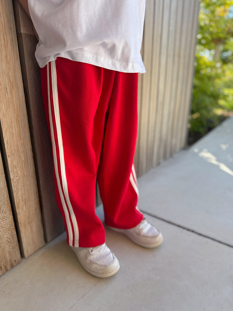Pantalon two lines red