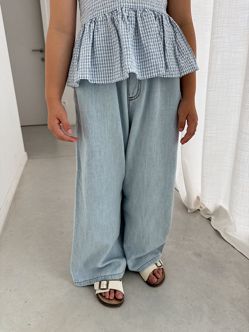 Jeans linen wide
