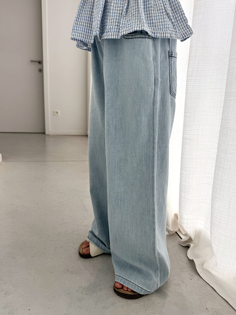 Jeans linen wide