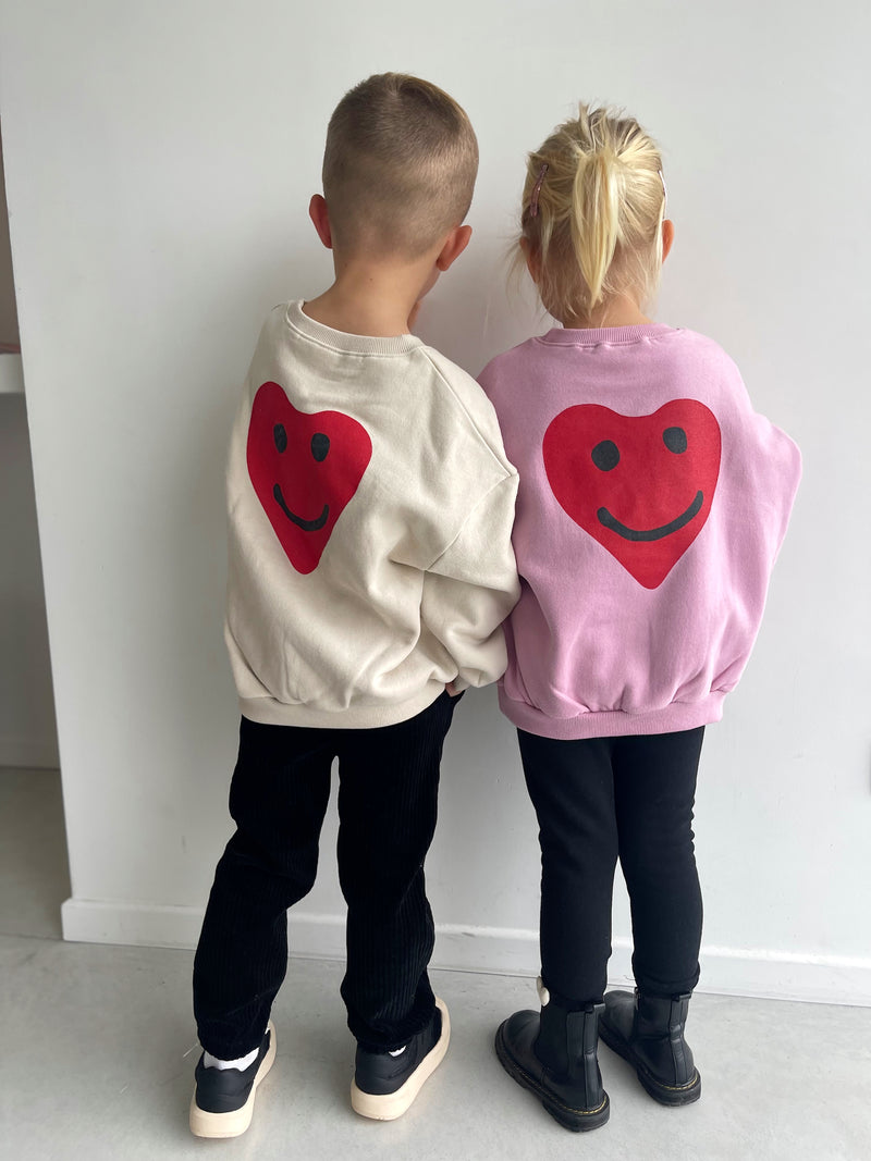 Sweat Heart Smiley beige