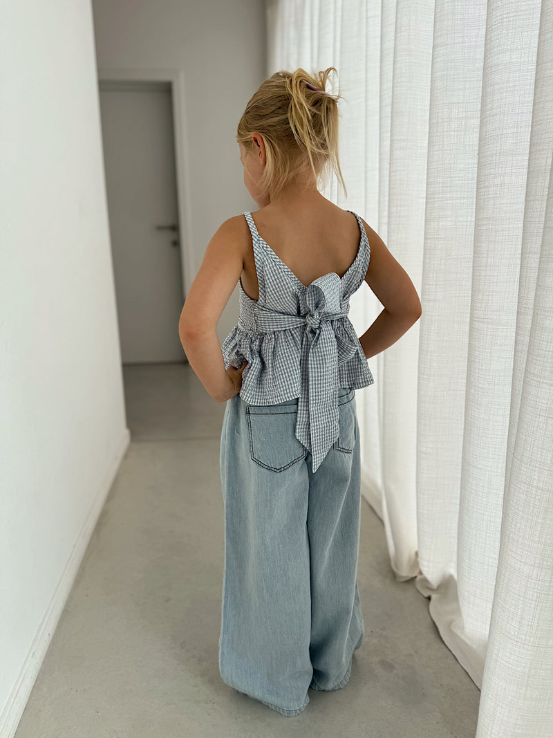 Jeans linen wide