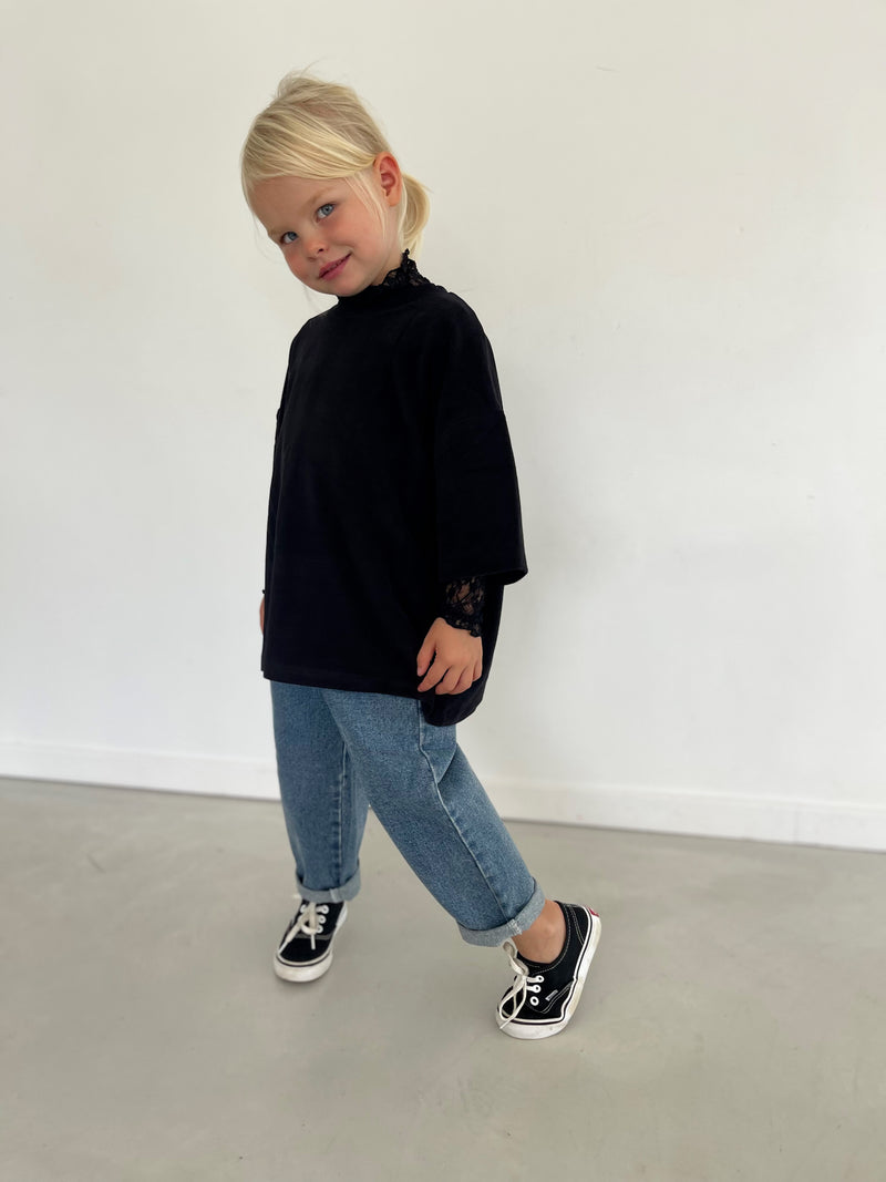 Tee Free lace noir
