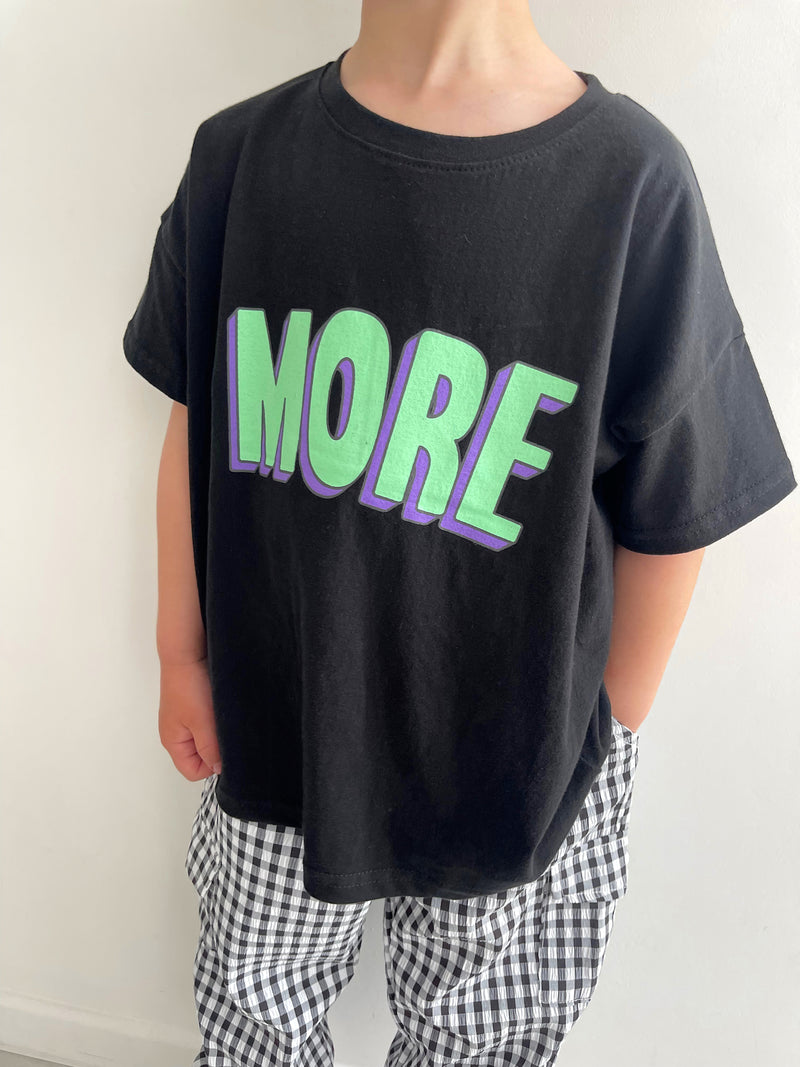 Tee More black