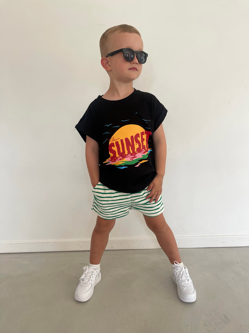Short Tomi stripes