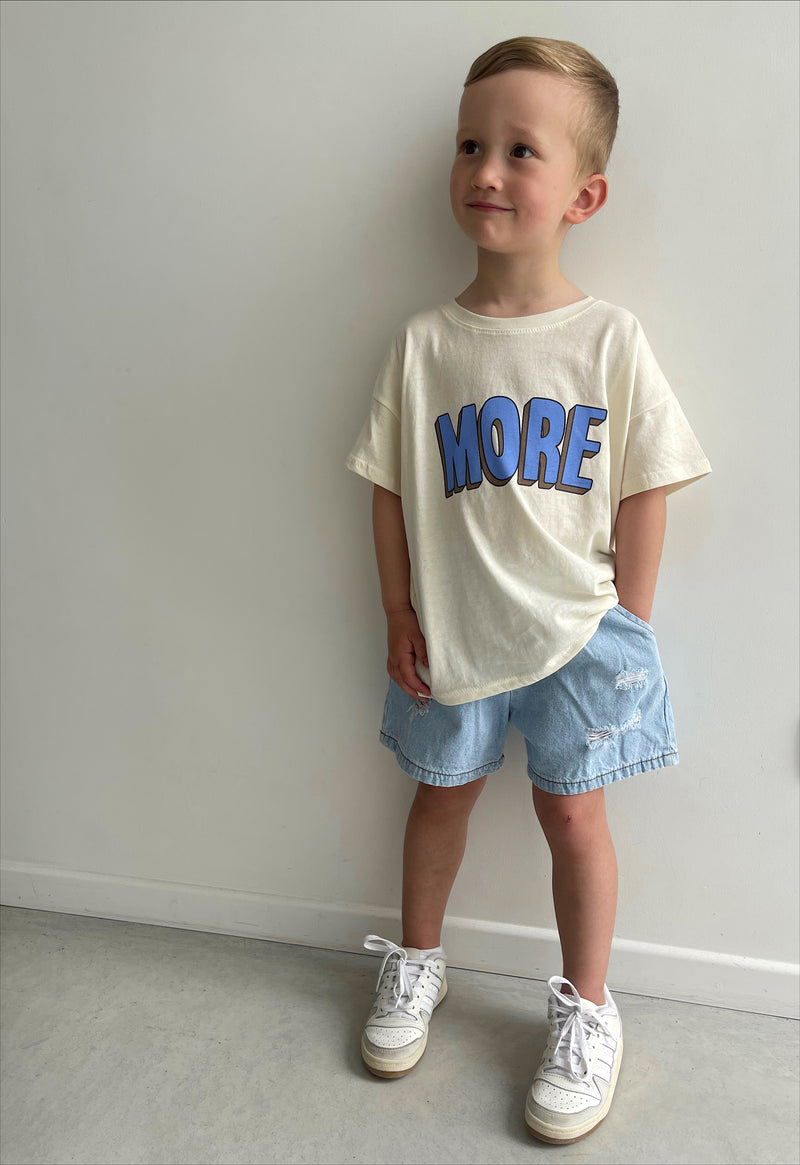 Short Denim bleu clair