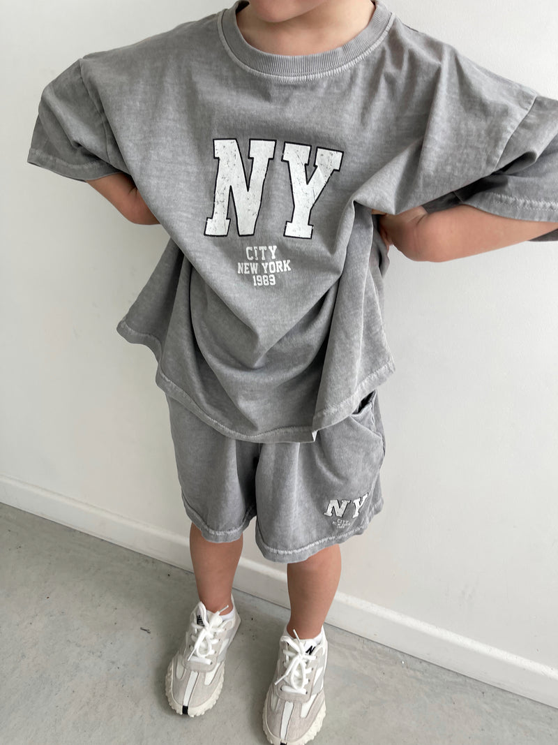 Tee NY dark grey