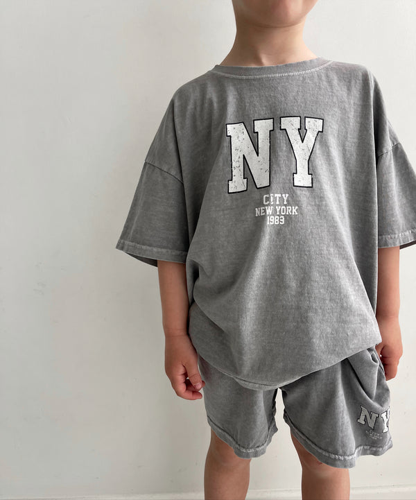 Short NY dark grey