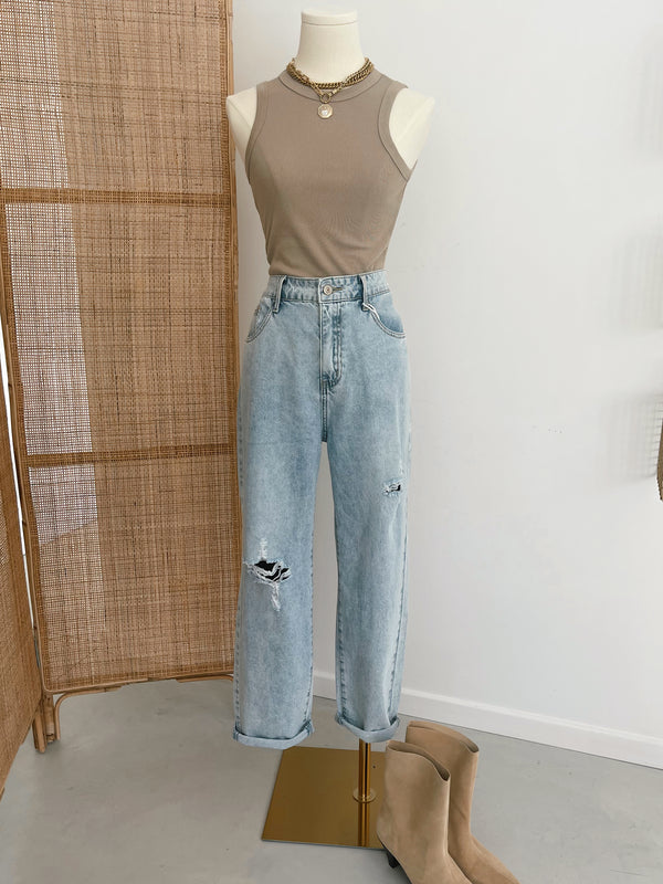 Jeans mom fit