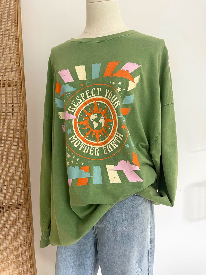 Sweat robe vert