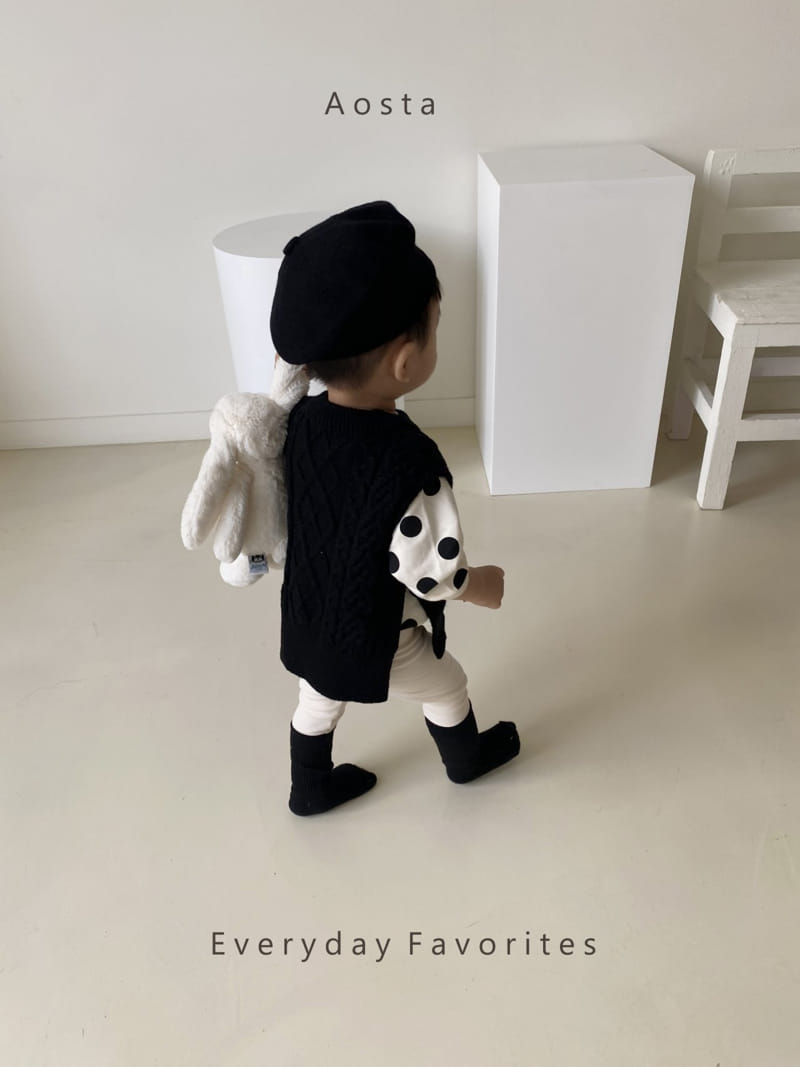 Vest Knit noir