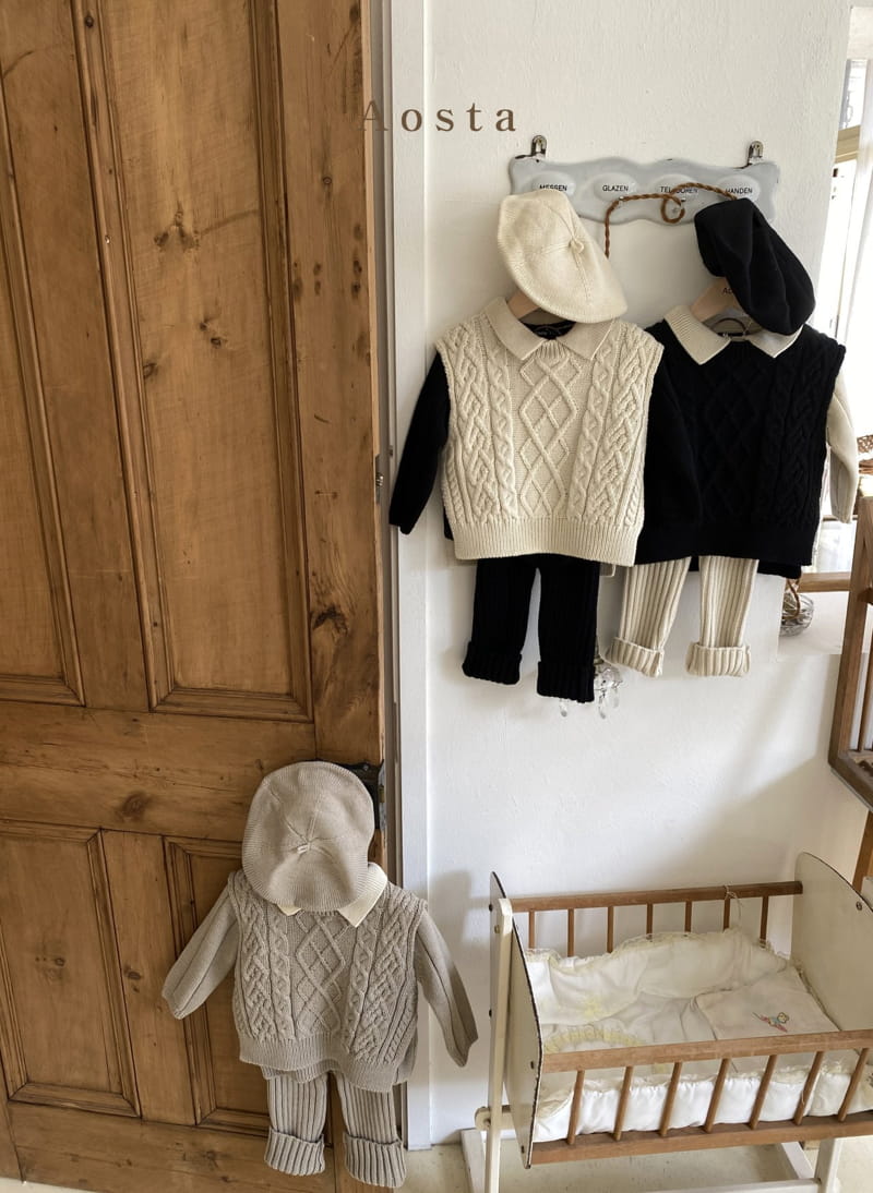 Vest Knit noir