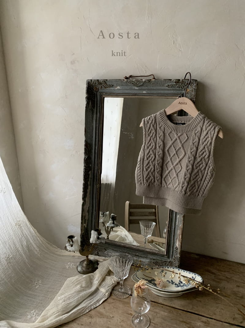 Vest Knit noir