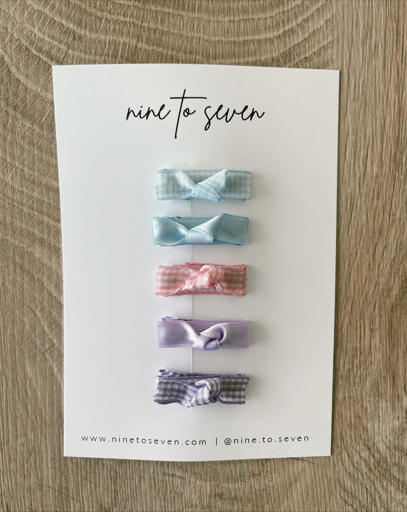 Pack of 5 summer barrettes