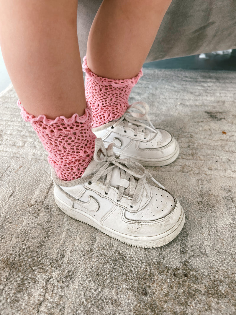 Chaussettes lace quilting