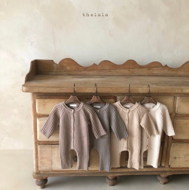 Combinaison Open Knit grise
