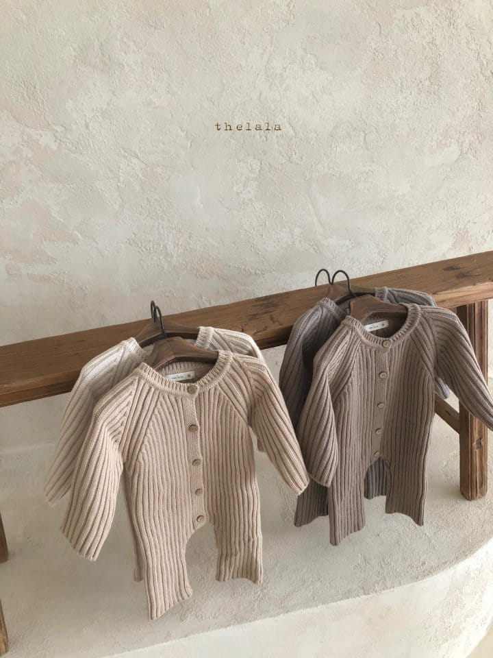 Combinaison Open Knit grise