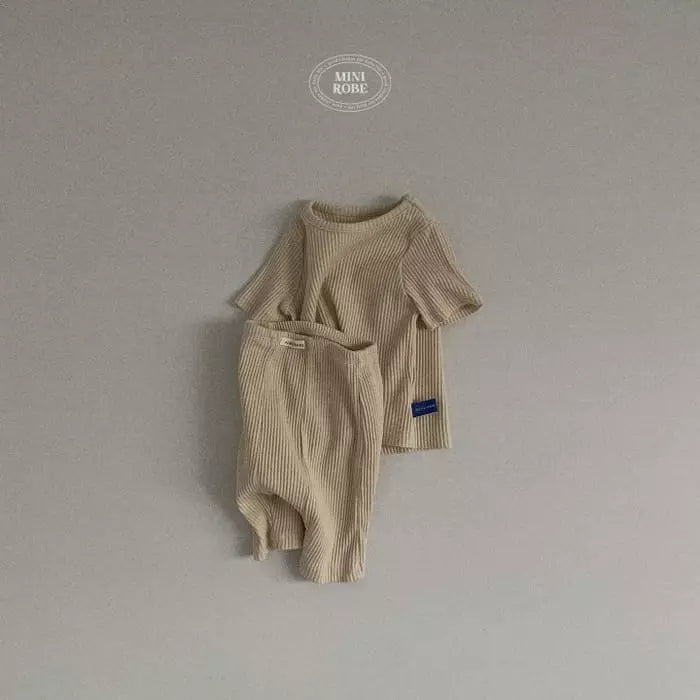 Set bebe half rib beige
