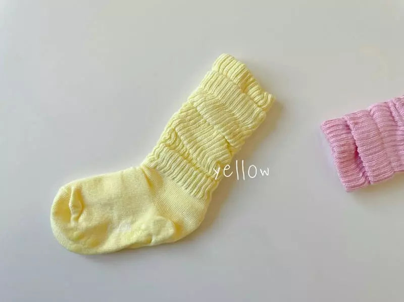 Chaussettes loose pastel