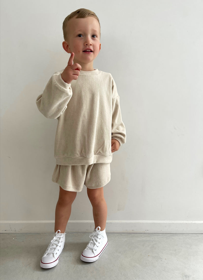 Set SS Terry light-beige
