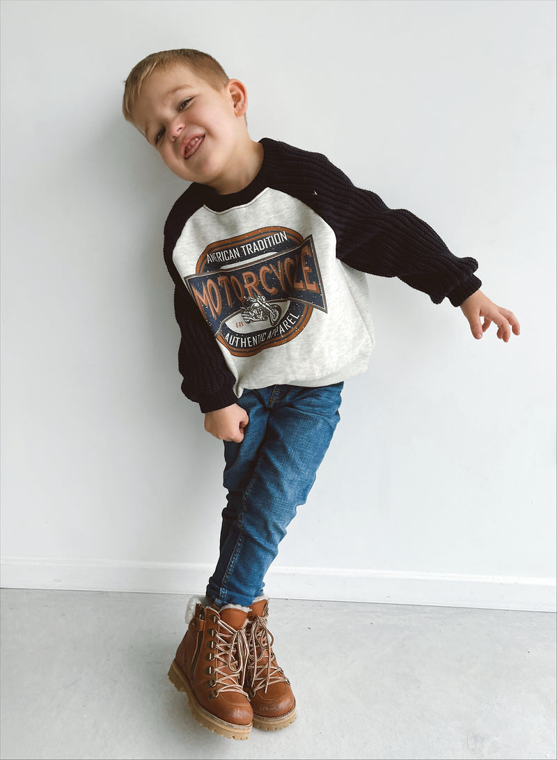 Sweat Motorknit oatmeal