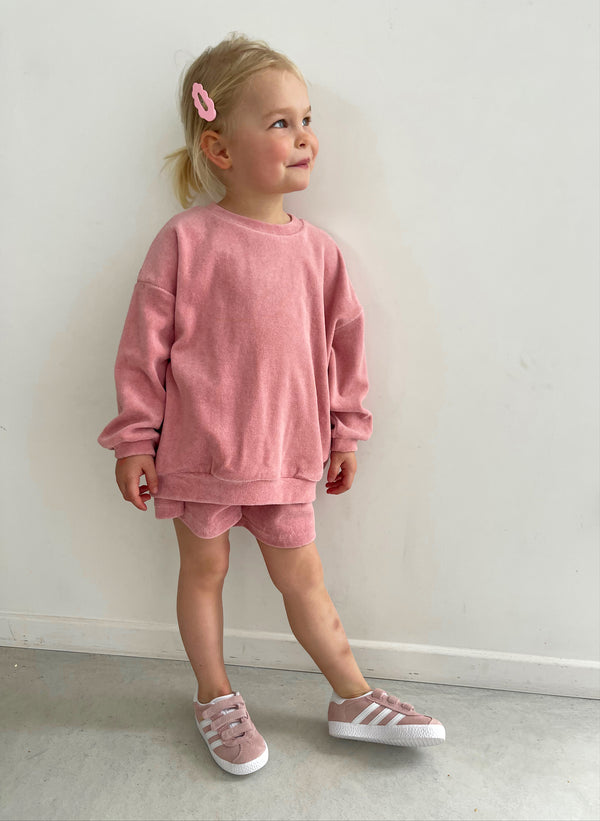 Set SS Terry indi-pink