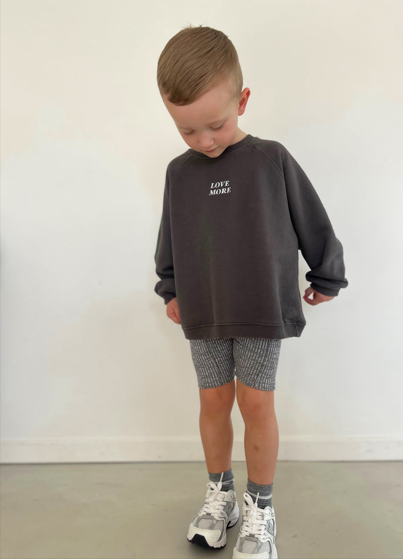 Sweat Love More dark-grey