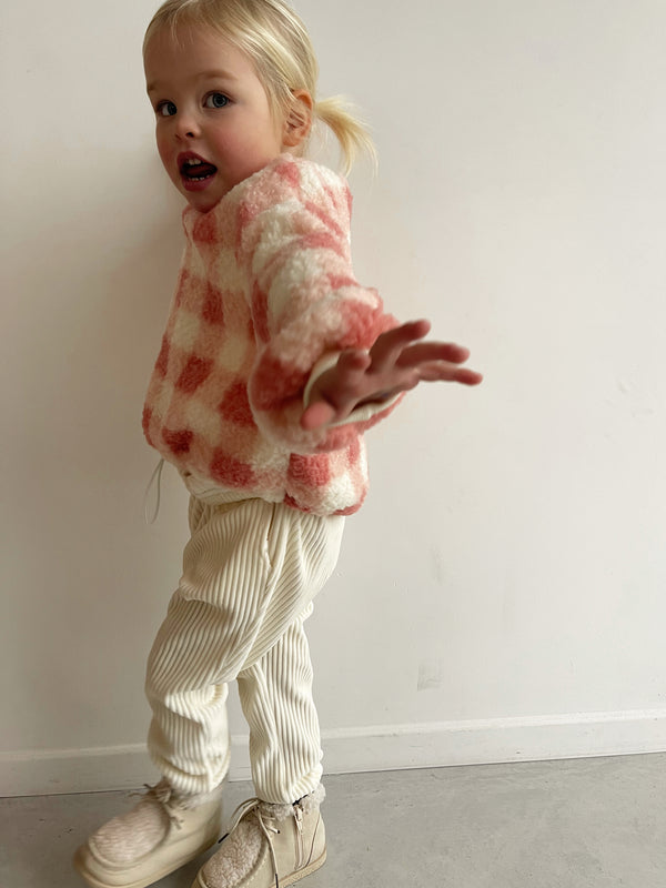 Pantalon Veloure crème