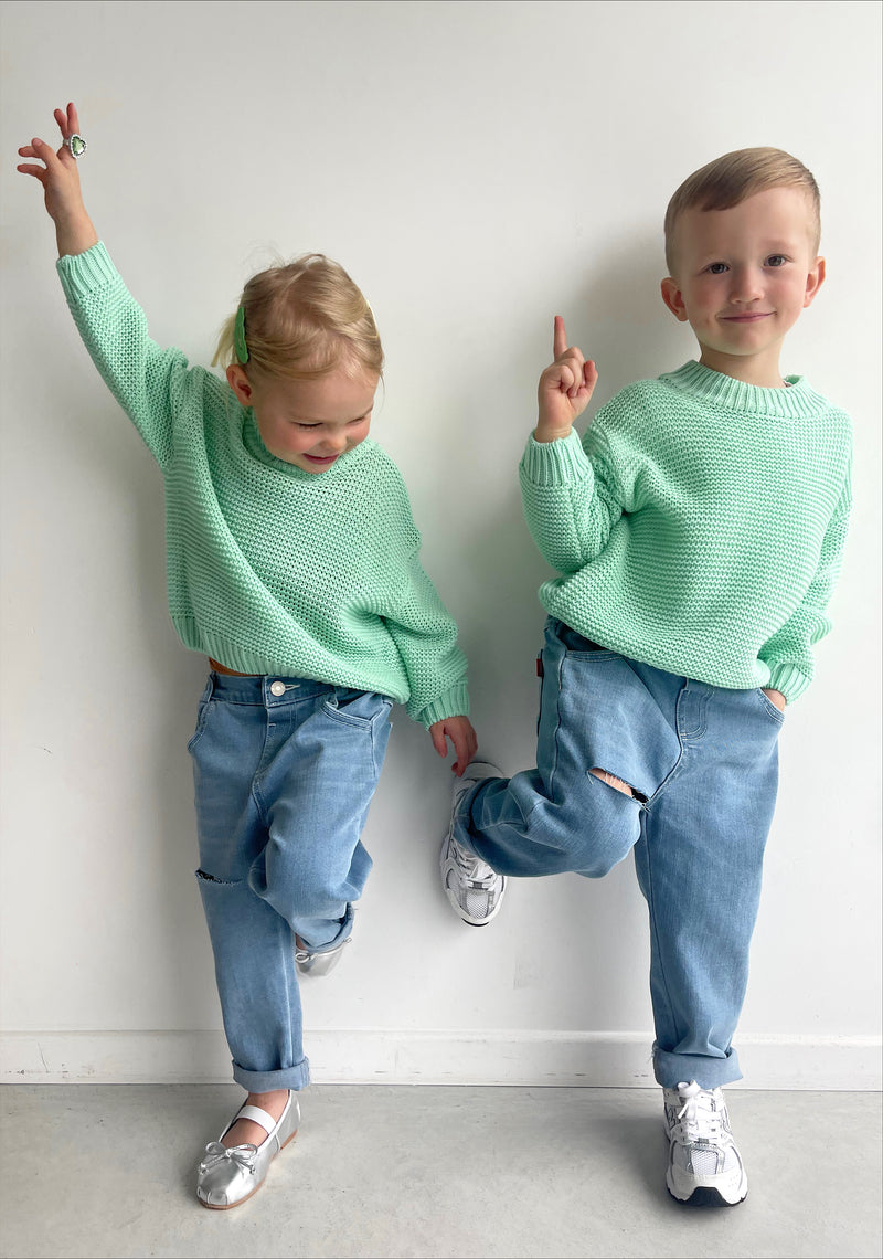 Pastel mint sweater