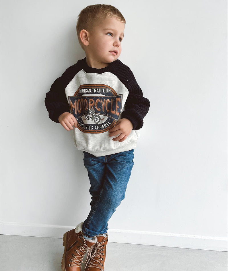 Sweat Motorknit oatmeal