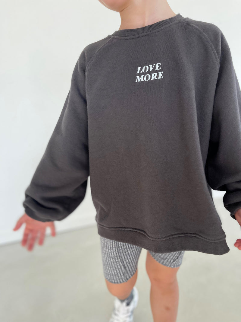 Sweat Love More dark-grey