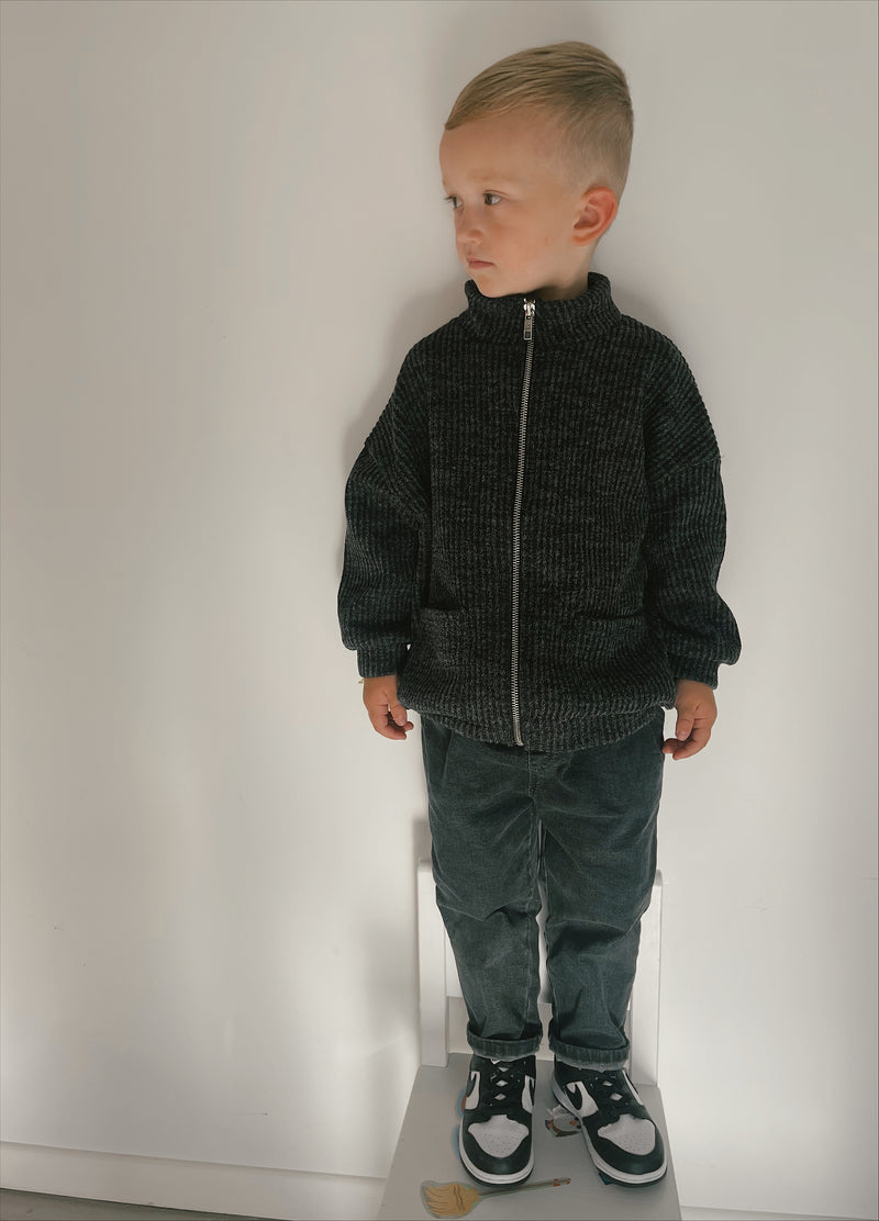 Gilet zip-up Cookie dark-grey