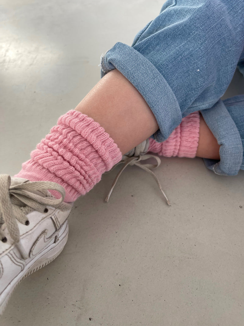 Chaussettes loose pastel